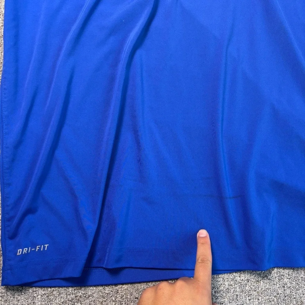 Nike Florida Gators Dri-Fit Polo Shirt‎ Mens 2XL Blue Orange Short Sleeve 32856X